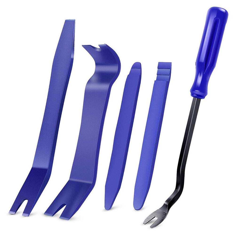 5Pack Car Trim Removal Tool Auto Hand Tools Pry Bar Dash Panel Door Interior Kit