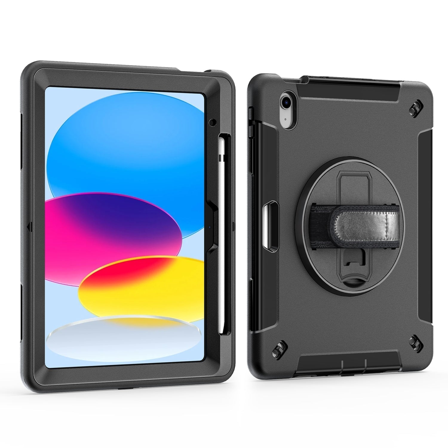 Rugged Case with Pen Holder Screen-Less for Galaxy Tab A9 Plus 11" Generic