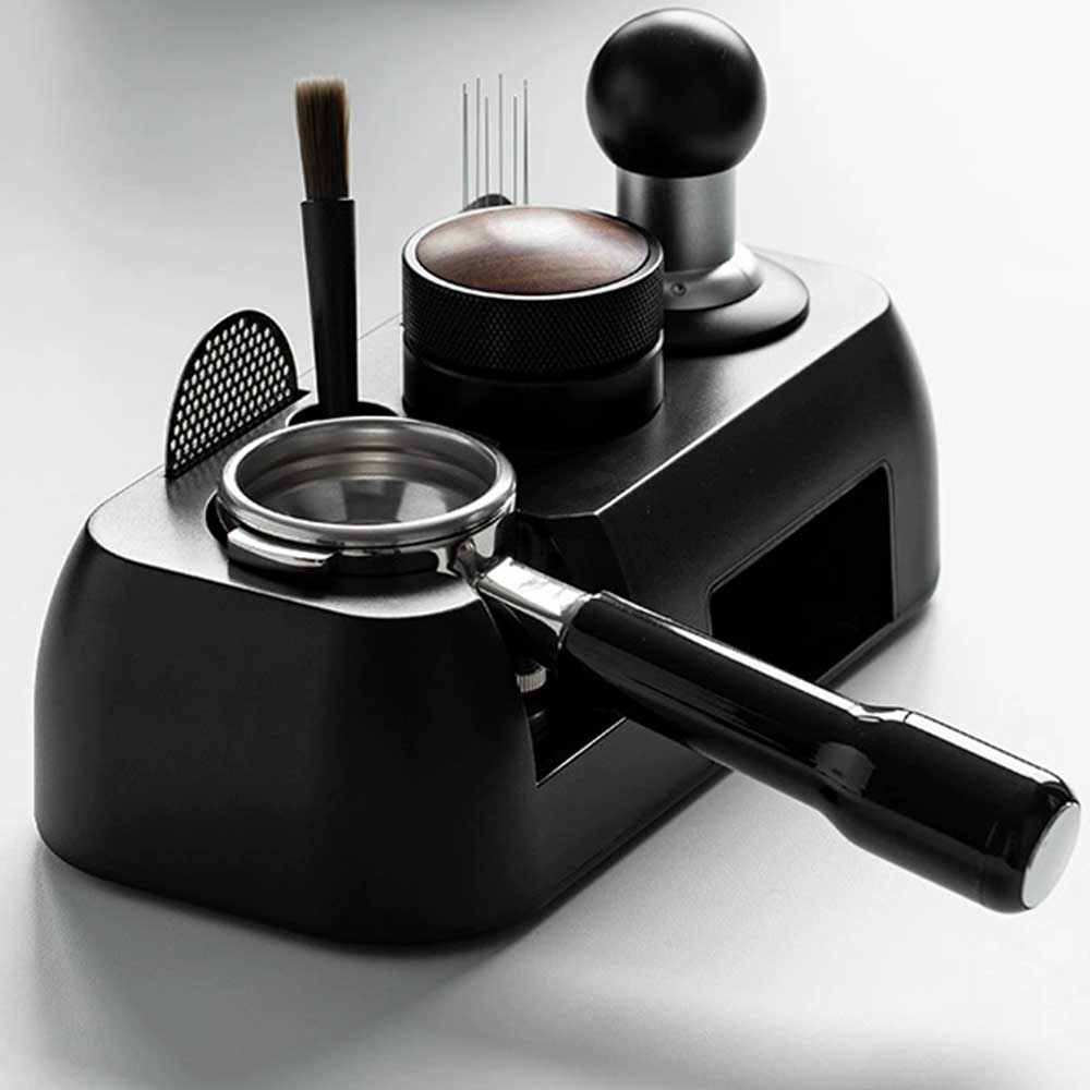 Universal Espresso Tamper Station – 51/53/54/58mm Coffee Portafilter Rack