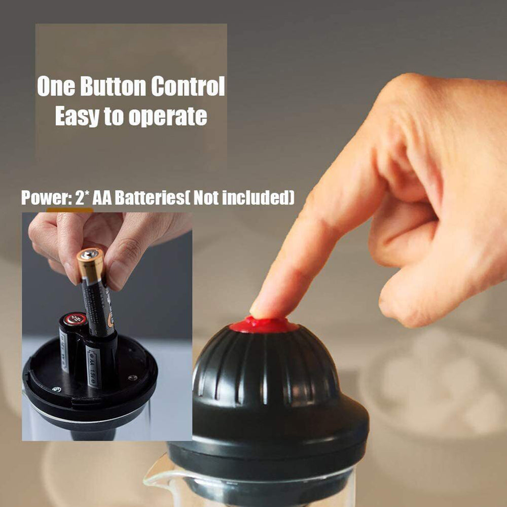 Handheld Electric Coffee Milk Frother Kitchen Whisk Automatic Mixer Jug Cup