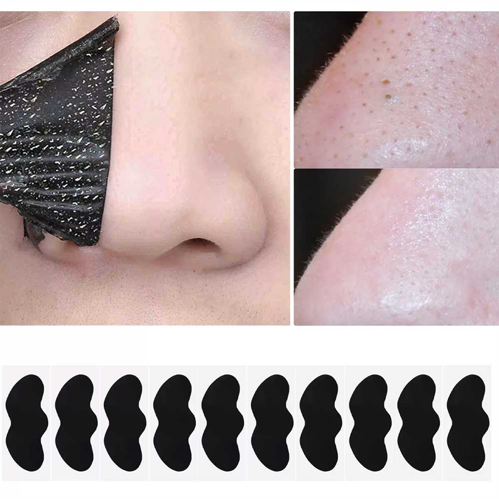 50PCS Nose Pore Strips Blackhead Removal Unclog Pores Deep Cleansing Head
