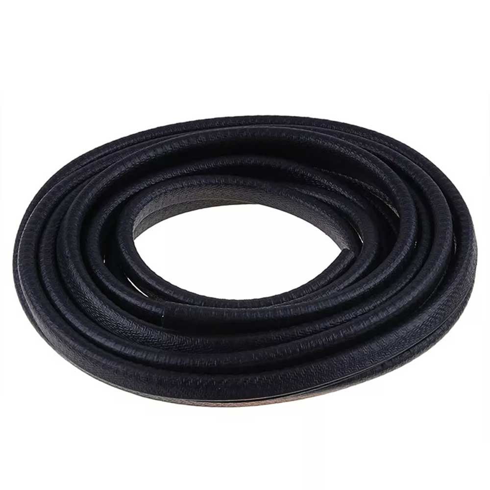 5M Car Door Edge Protector Strip - U-Shape Rubber Trim Guard Seal Black