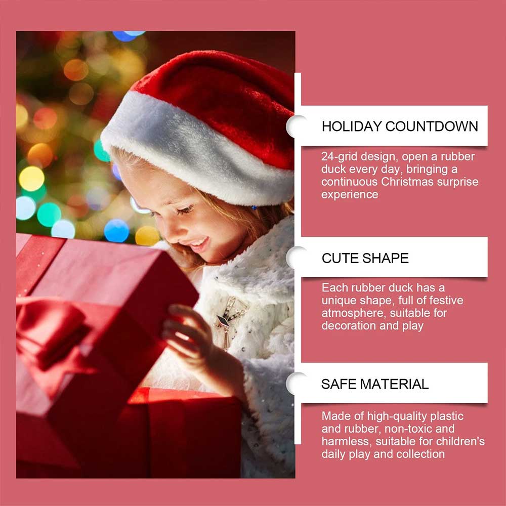 2025 Rubber Duck Advent Calendar | 24-Day Christmas Countdown with Unique Collectible Duck Toys