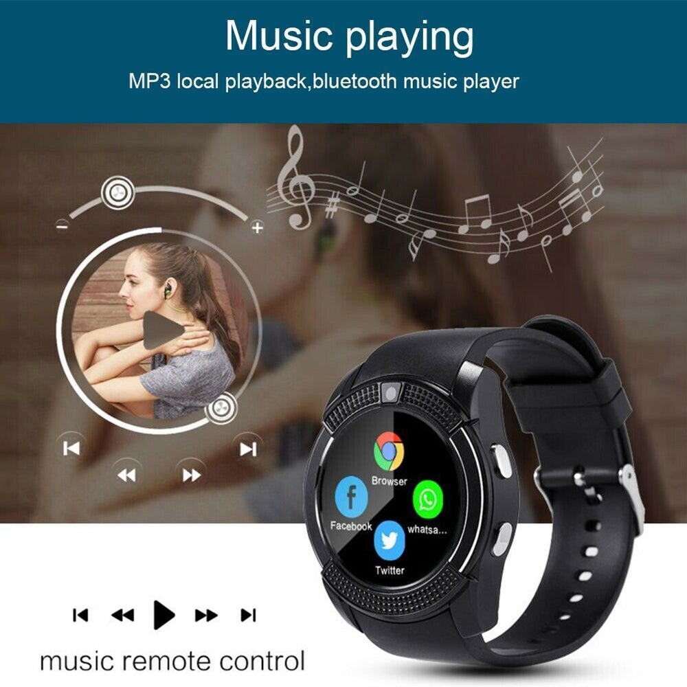 Smart Watch for Women Men Fitness Tracker 3D Screen Bluetooth Call Waterproof