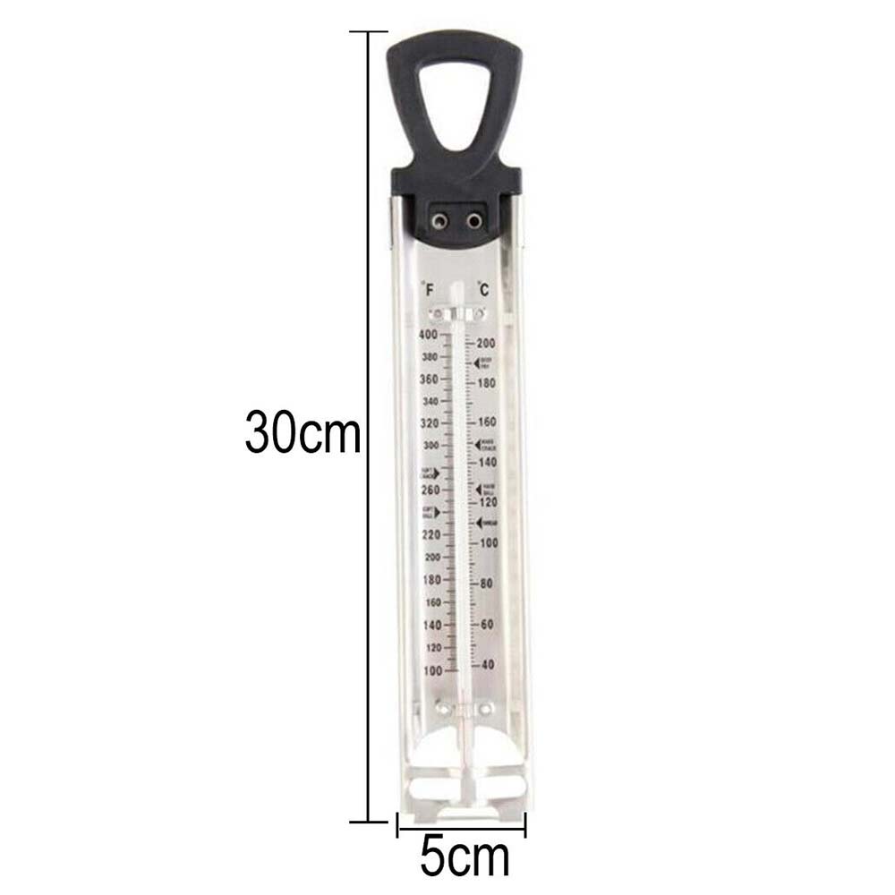 Portable for Sugar Kitchen Crafts Cooking Thermometer Candy Home Stainless Steel