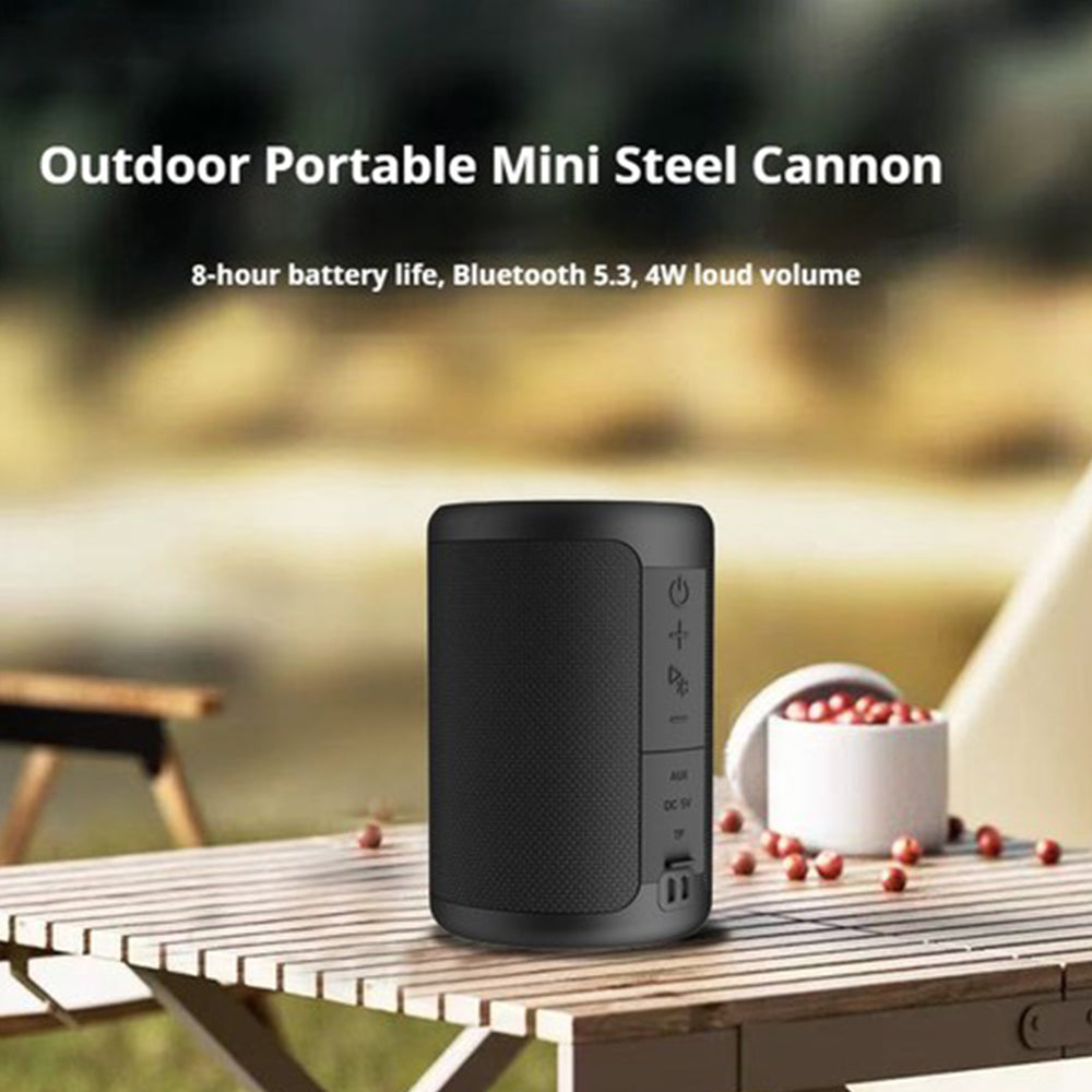 Wireless Mini Speaker – RGB LED, Deep Bass, TWS Pairing, Portable Bluetooth Sound