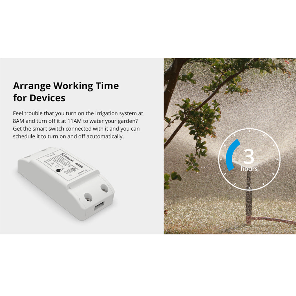SONOFF Basic R2 10A Wireless Smart Switch WiFi Light Switch Universal DIY Module