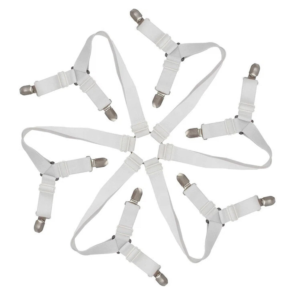 12Clamp Bed Mattress Sheet Clips Holders Fasteners Grippers Straps Suspender Fitted