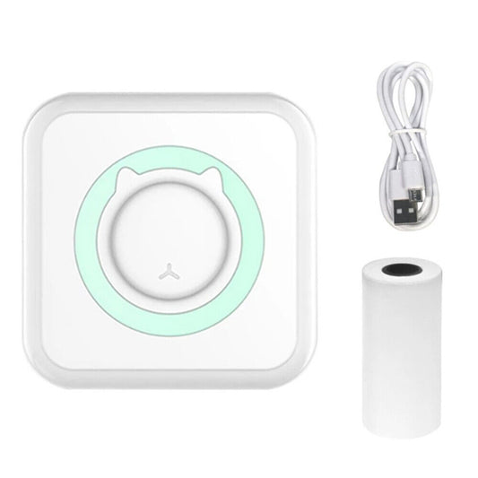 Mini Thermal Printer Sticker Bluetooth Photo Label Paper Inkless+ Rolls Paper