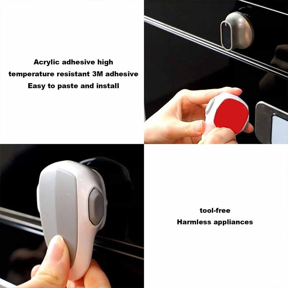 5X Baby Oven Front Lock Kitchen Childproof Oven Door Lock Child Safety Locks
