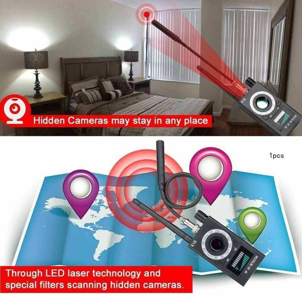 Security Bug GPS Detector RF Signal Camera GSM Audio Finder Scan Monitor Device