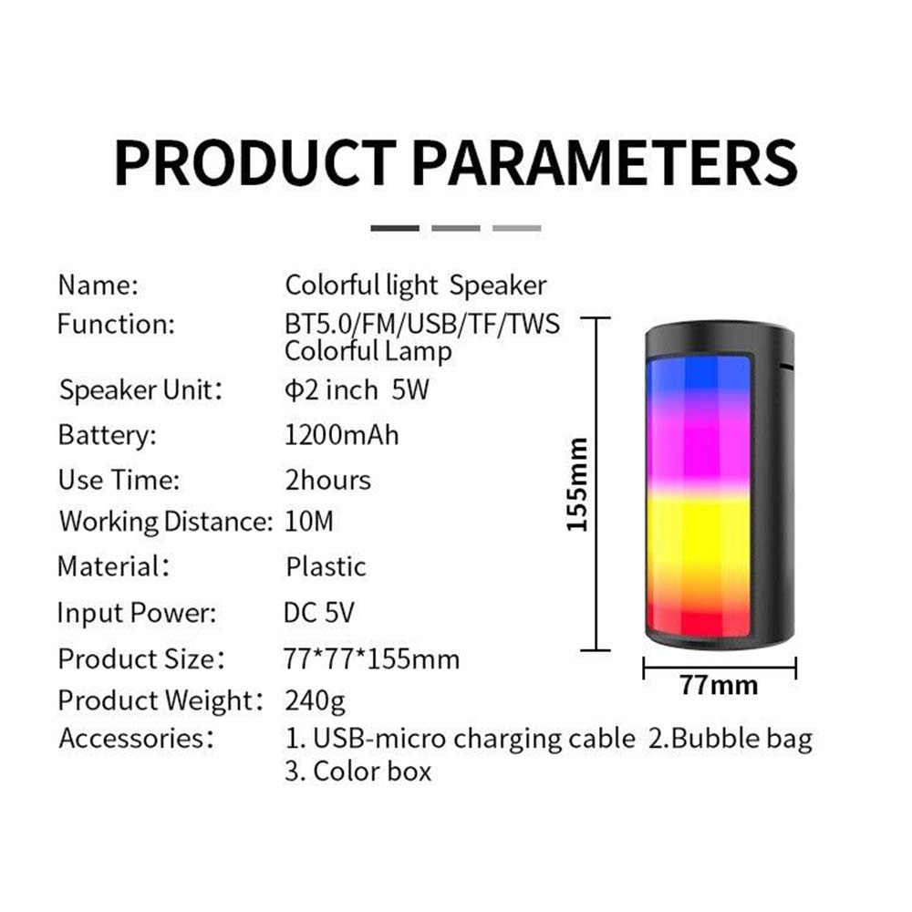 Wireless Bluetooth Speaker High Bass Loud USB AUX Portable Indoor Outdoor Stereo