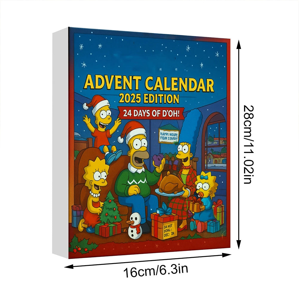 2025 Advent Calendar 2D – 24-Day Christmas Countdown with Collectible Acrylic Pendants