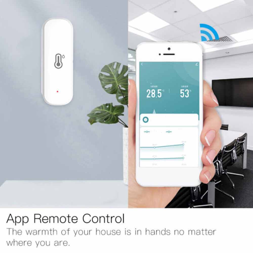 Tuya WiFi/Zigbee Temperature Humidity Sensor Thermometer Hygrometer Smart/Home
