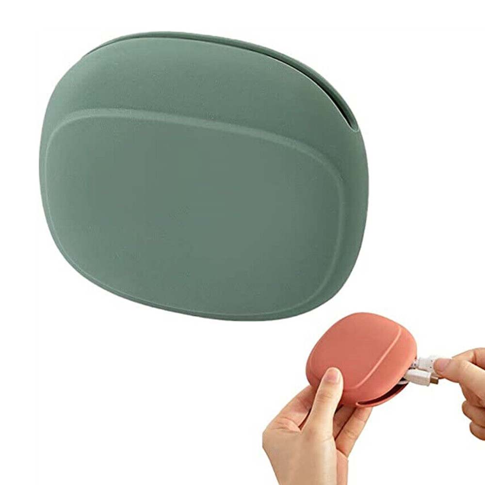 Portable Bag Charging Cable Silicone Data Cable Earphone Storage Box
