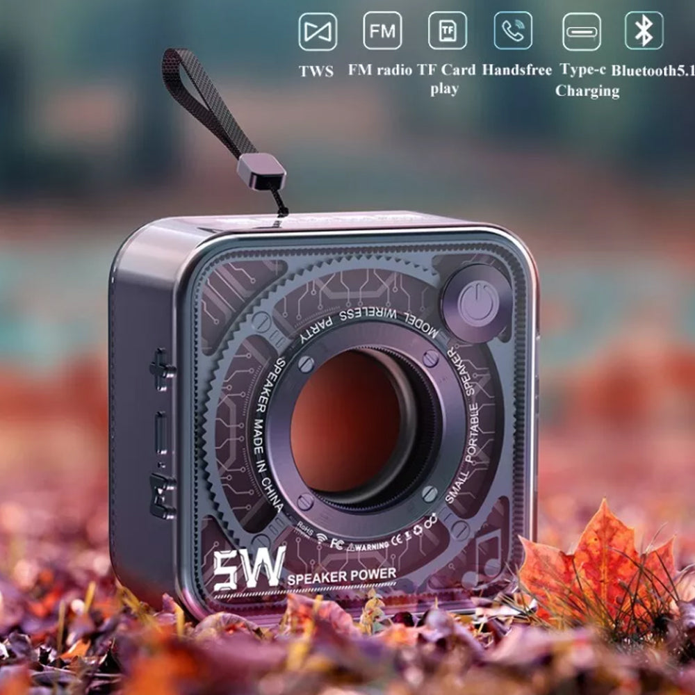 Portable Mini Bluetooth Speaker Wireless Stereo Music Bass TWS Subwoofer TF Card