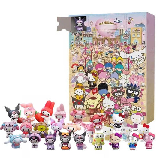 Christmas Advent Calendar Kuromi Countdown Mystery Box Kids Gift New