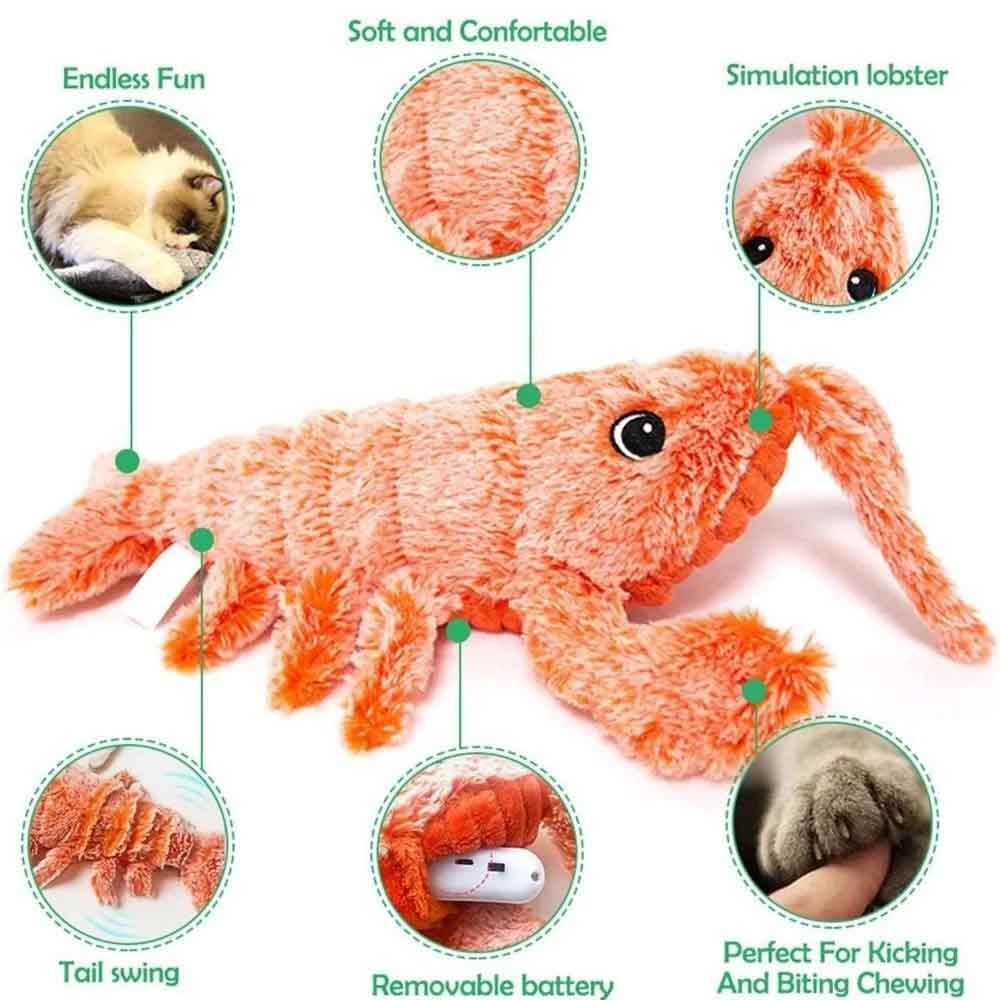 Interactive Rechargeable Moving Pet Toy – Funny Chew Toy for Cats, Dogs & Kittens