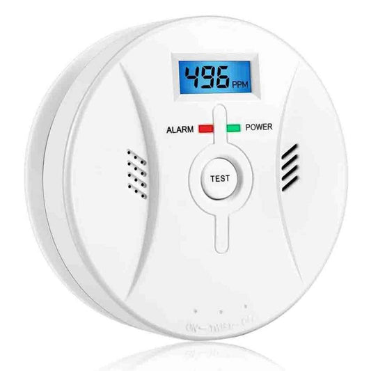 Smoke Detector And Carbon Monoxide Detector Alarm Battery Operated&LCD Display