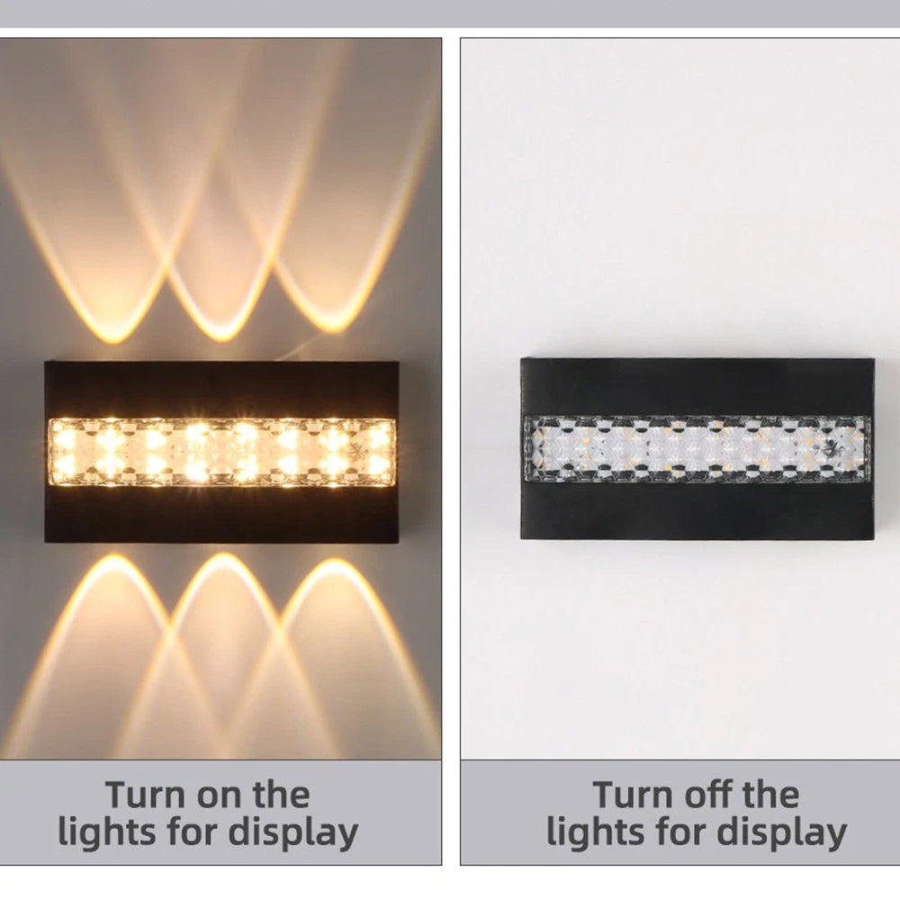 Modern LED Wall Light – IP65 Waterproof 10W Up/Down Sconce for Garden/Patio