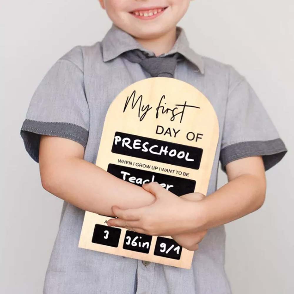 My First and last Day Of School Photo Board, School Sign, Back To School Chalk Board,