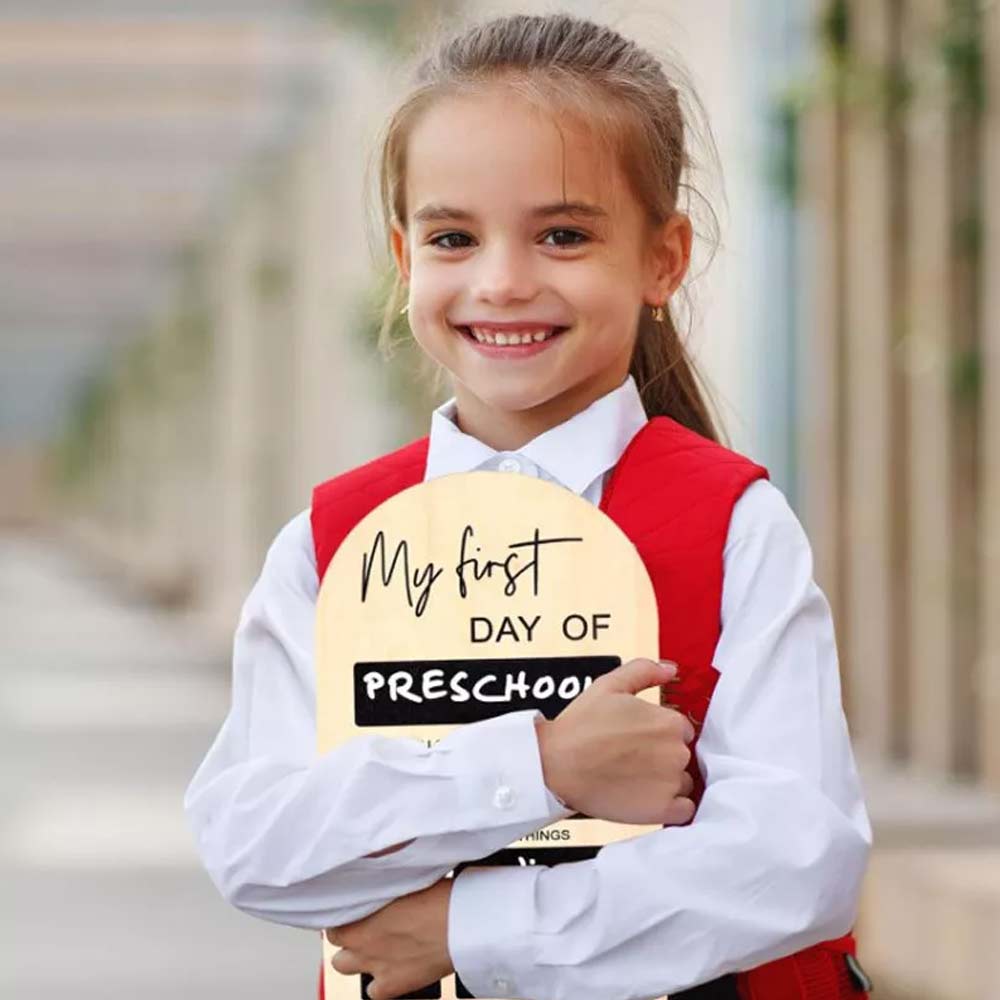 My First and last Day Of School Photo Board, School Sign, Back To School Chalk Board,