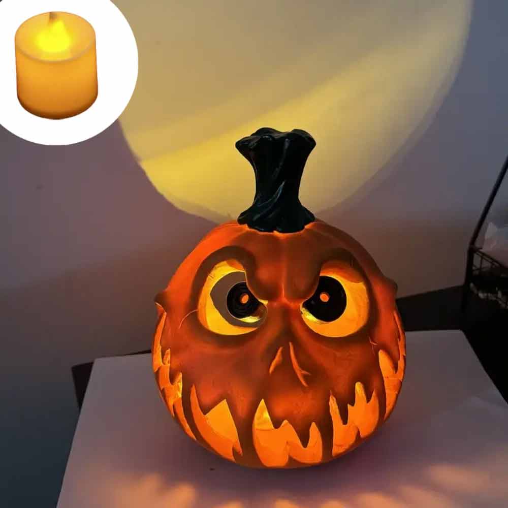 LED Halloween Pumpkin – Decorative Lantern Prop for Party & Home