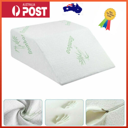 Wedge Elevation Pillow Cool Gel Memory Foam Leg Raiser Support Cushion