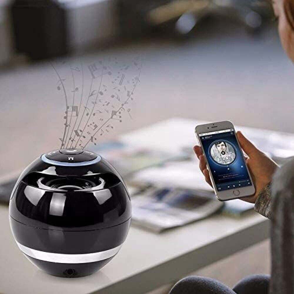 Mini Speaker A-18 Wireless Portable Bluetooth Speaker Ball LED Light Outdoor USB