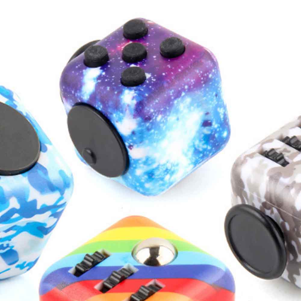 Fidget Cube Spinner – Stress Relief Finger Hand Magic Toy for Anxiety, ADHD, Adults & Teens