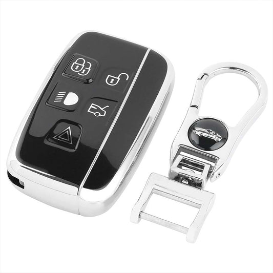 TPU Key Case Cover for Land Rover Range Rover Sport Evoque & Jaguar with Keyring