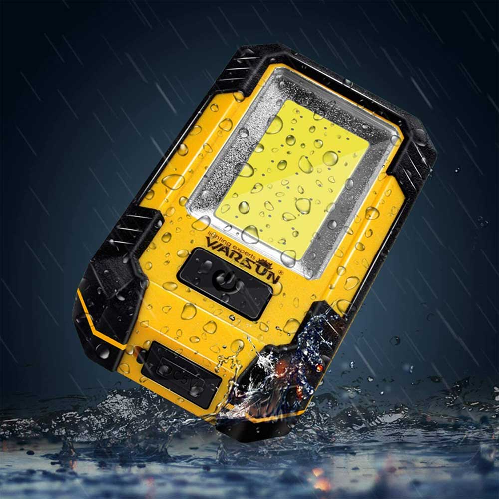Work Light RECHARGEABLE COB LED Workshop Workbench Magnetic Mechanic Boat 1200Lm