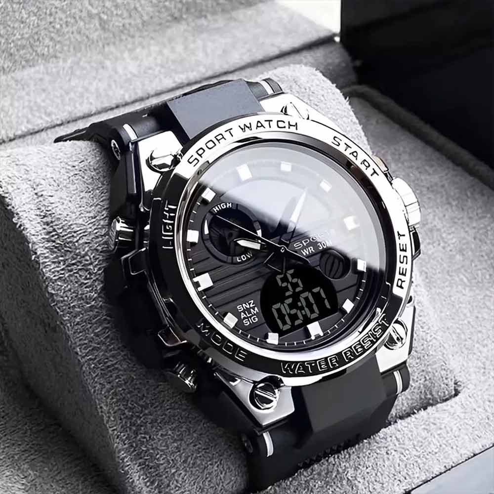 Men Digital Sports Watch Waterproof Electronic Luminous Watches Wrist Watch New