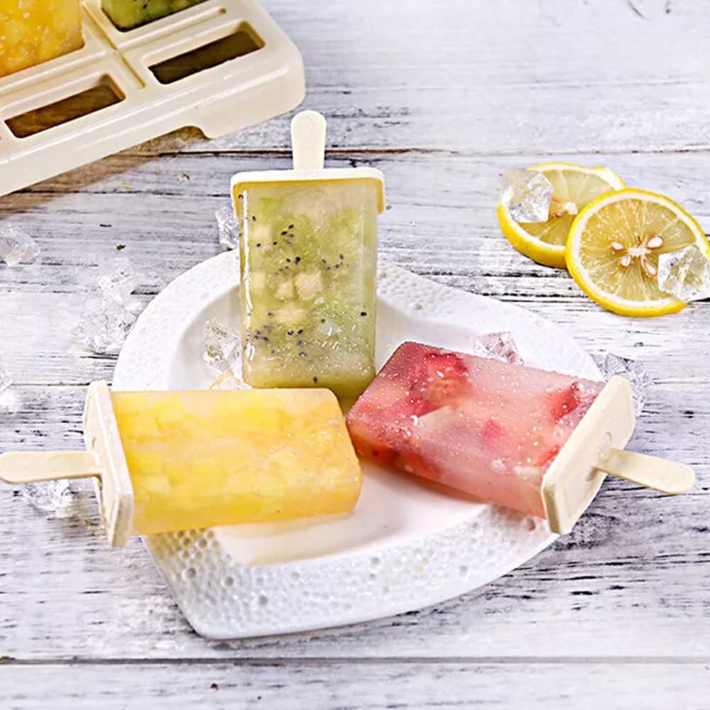 9 Cell Frozen Ice Cream Diy Pop Mold Popsicle Maker Lolly Mould Tray Pan