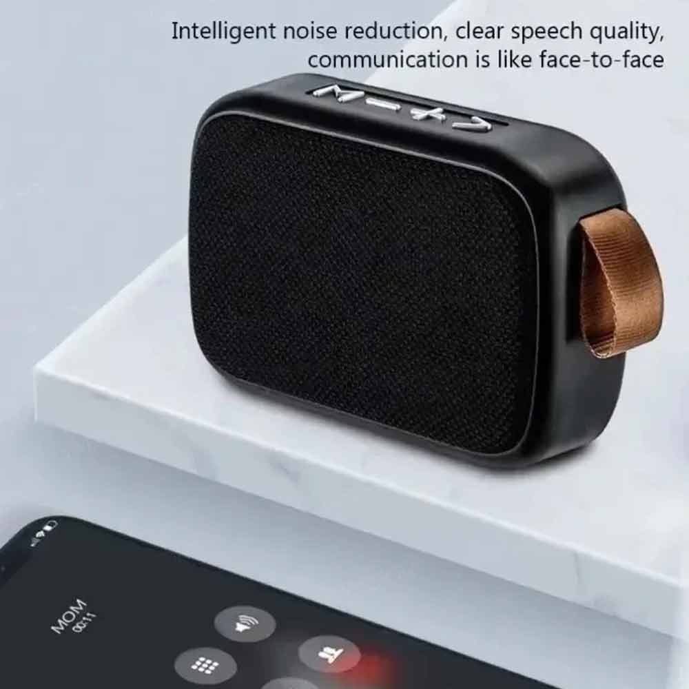 Mini Bluetooth Soundbar – Portable Wireless Speaker with TF Card, FM Radio & USB