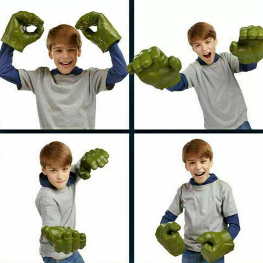 Pair Hulk Smash Hands Avengers Cosplay Soft Toy Gloves Party Doll Toy