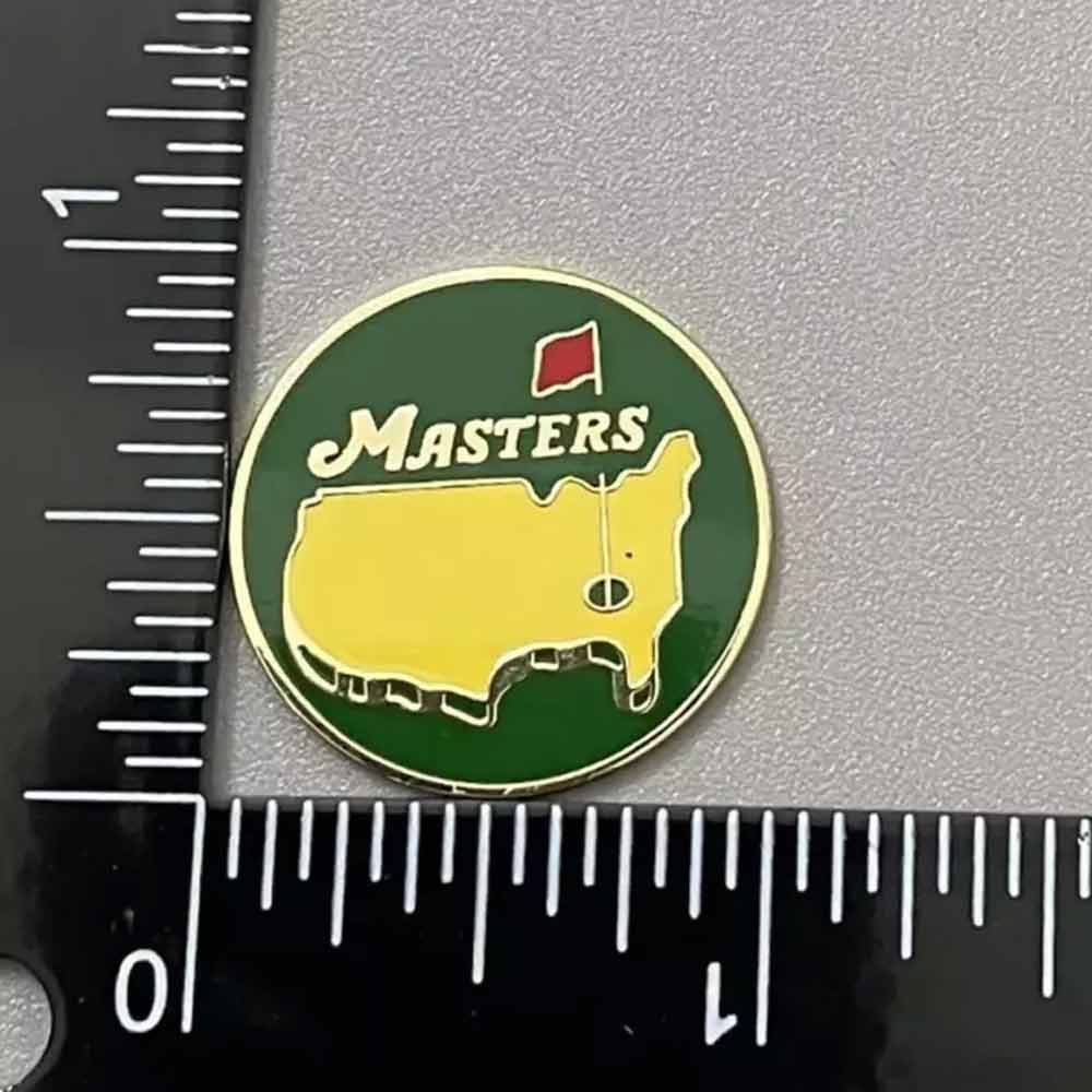 The Masters Scorecard Golf Ball Marker,2024Masters Tournament Coin With Magnetic