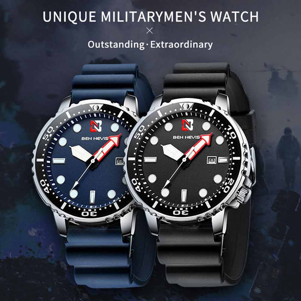 Men Waterproof Sports Watches Calendar Quartz Digital Fashion Wrist Watch Gift
