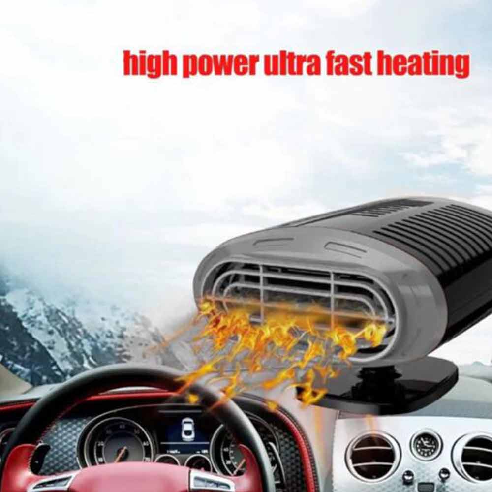 Electric Car Heater 12V Dc Heating Fan Defogger Defroster Demister Portable