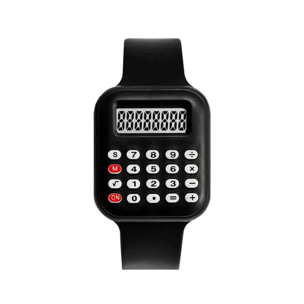 2026 Rubber Strap Watch with Calculator – Digital Watch for Girls & Students