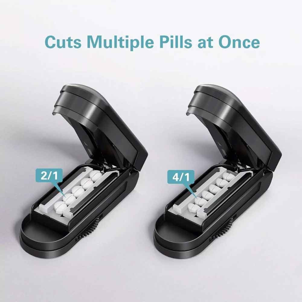 Multiple Pill Cutter for Small Pills, Adjustable Splitter Multi Tablets