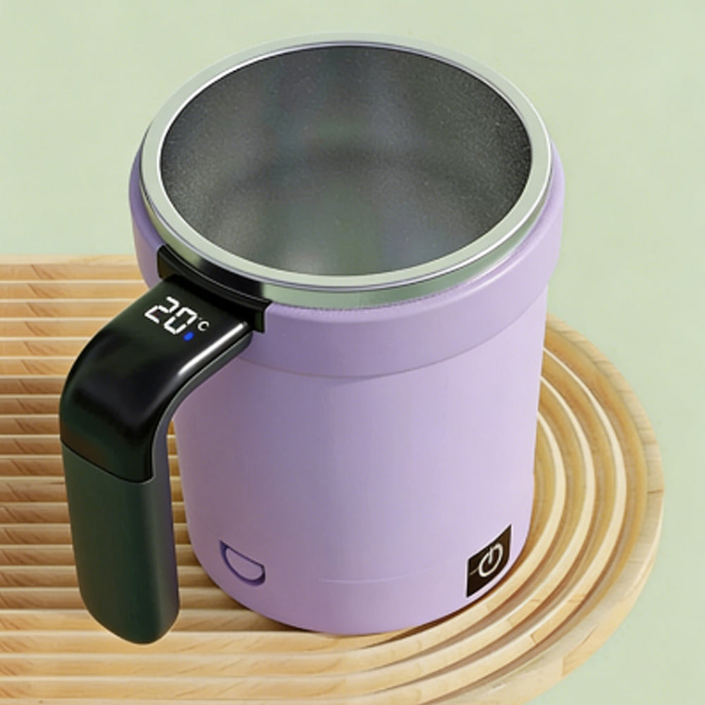 Automatic Stirring Cup Magnetic Mixer Stainless Steel Coffee Mug Self-Mixing Cup for Coffee, Protein Shakes & Drinks