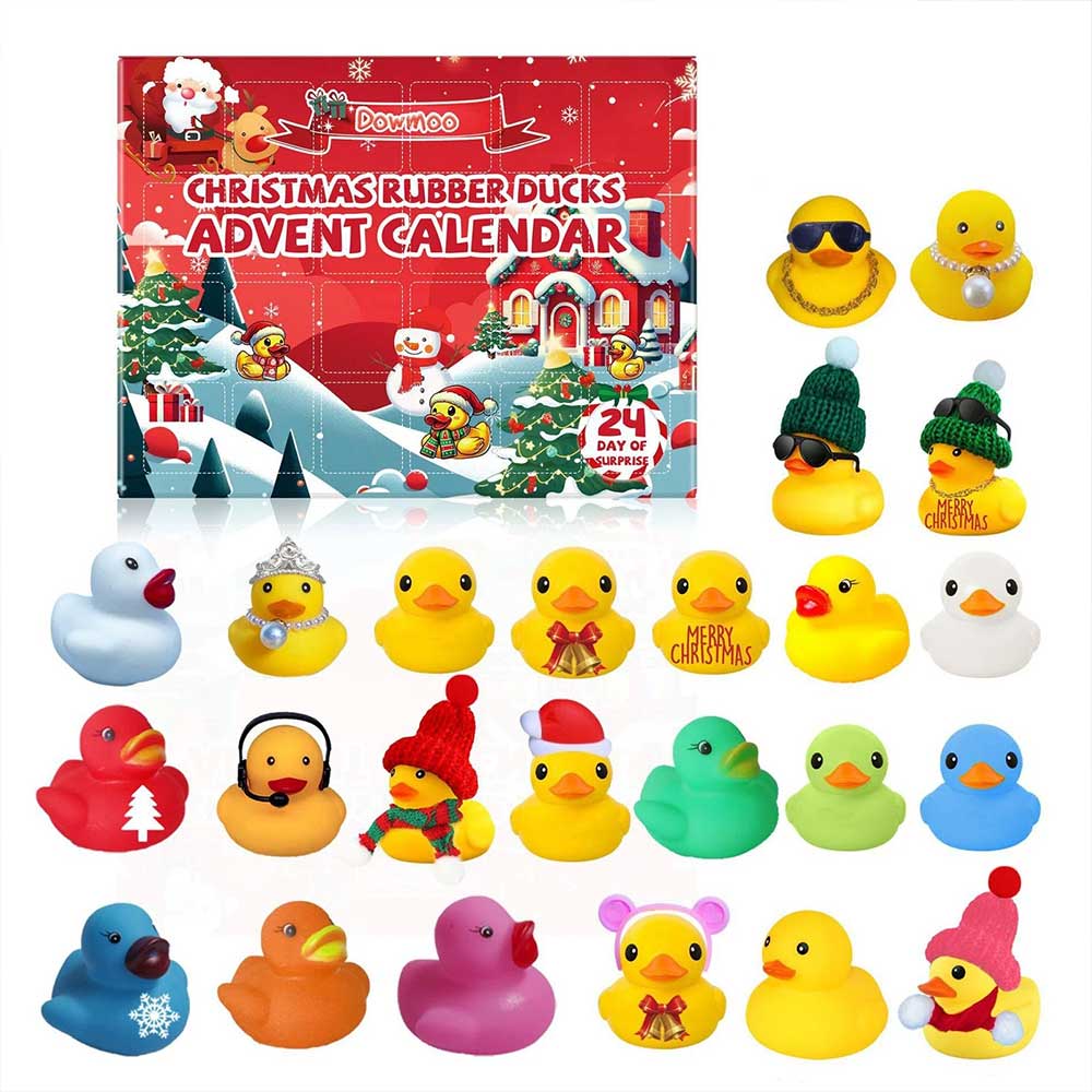 2025 Rubber Duck Advent Calendar | 24-Day Christmas Countdown with Unique Collectible Duck Toys