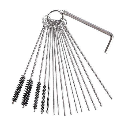 3X Carburetor Carb Jet Cleaning Tool Wire Brush Cleaner Kit For Motorcycle ATV