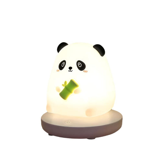 Cute Animal LED Night Light Silicone Bedside Table Lamp Kids Gift Rechargeable