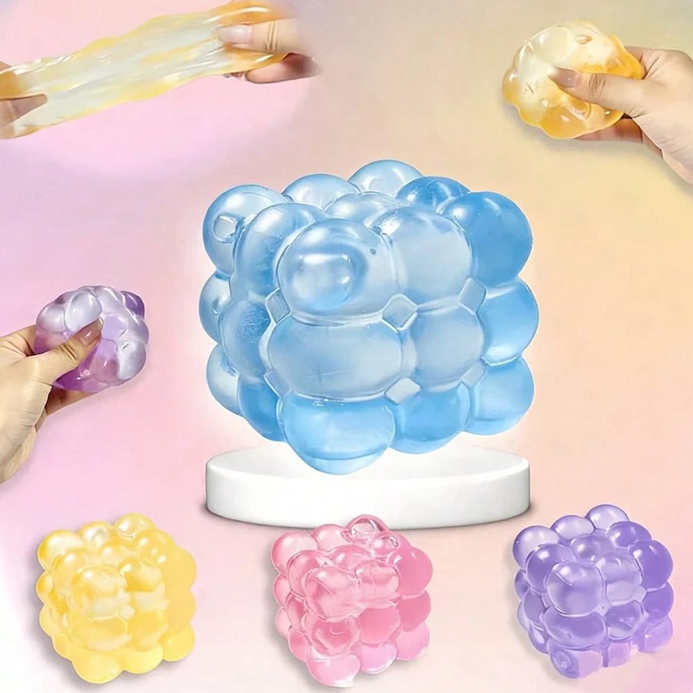 Novelty Squishy Cube – Malt Slow Rebound Stress Relief Squeeze Toy