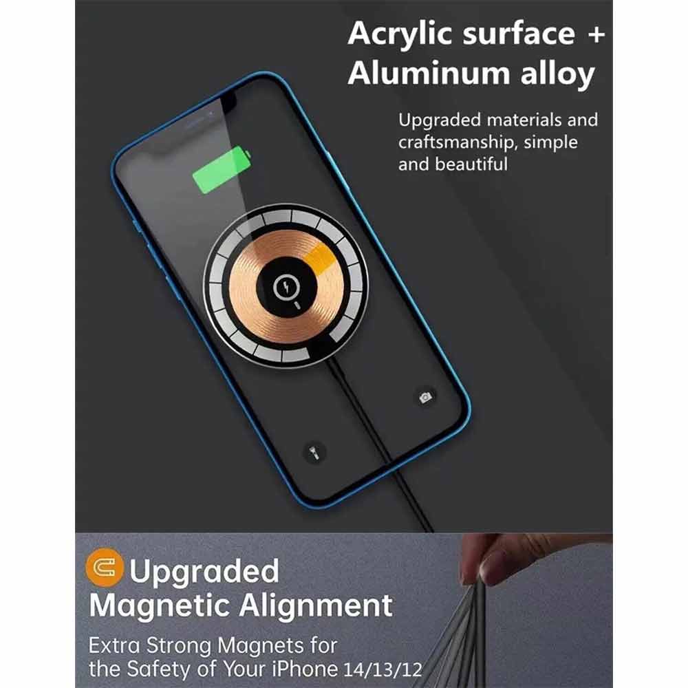 15W Wireless Fast Charger For Apple Mag Safe iPhone 13 12 Mini Pro Max