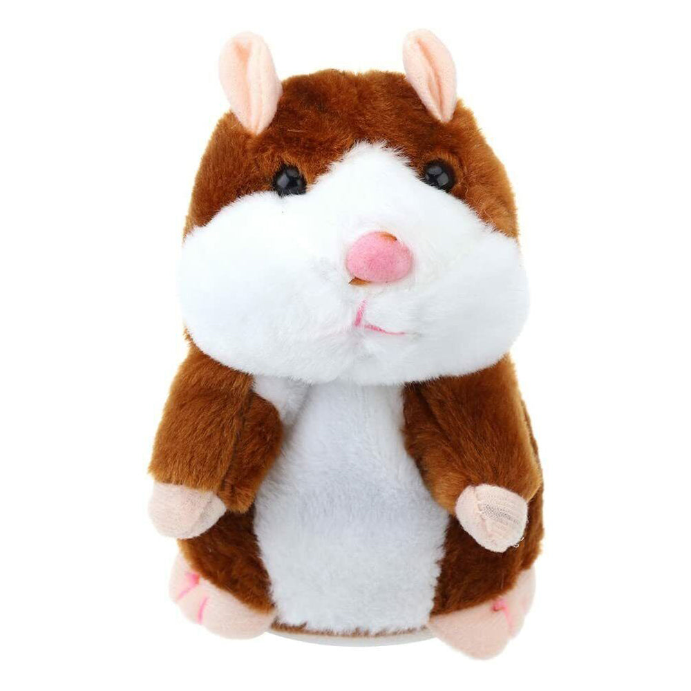 16CM Repeats What You Say Mimicry Pet Toy Talking Hamster Plush Toy