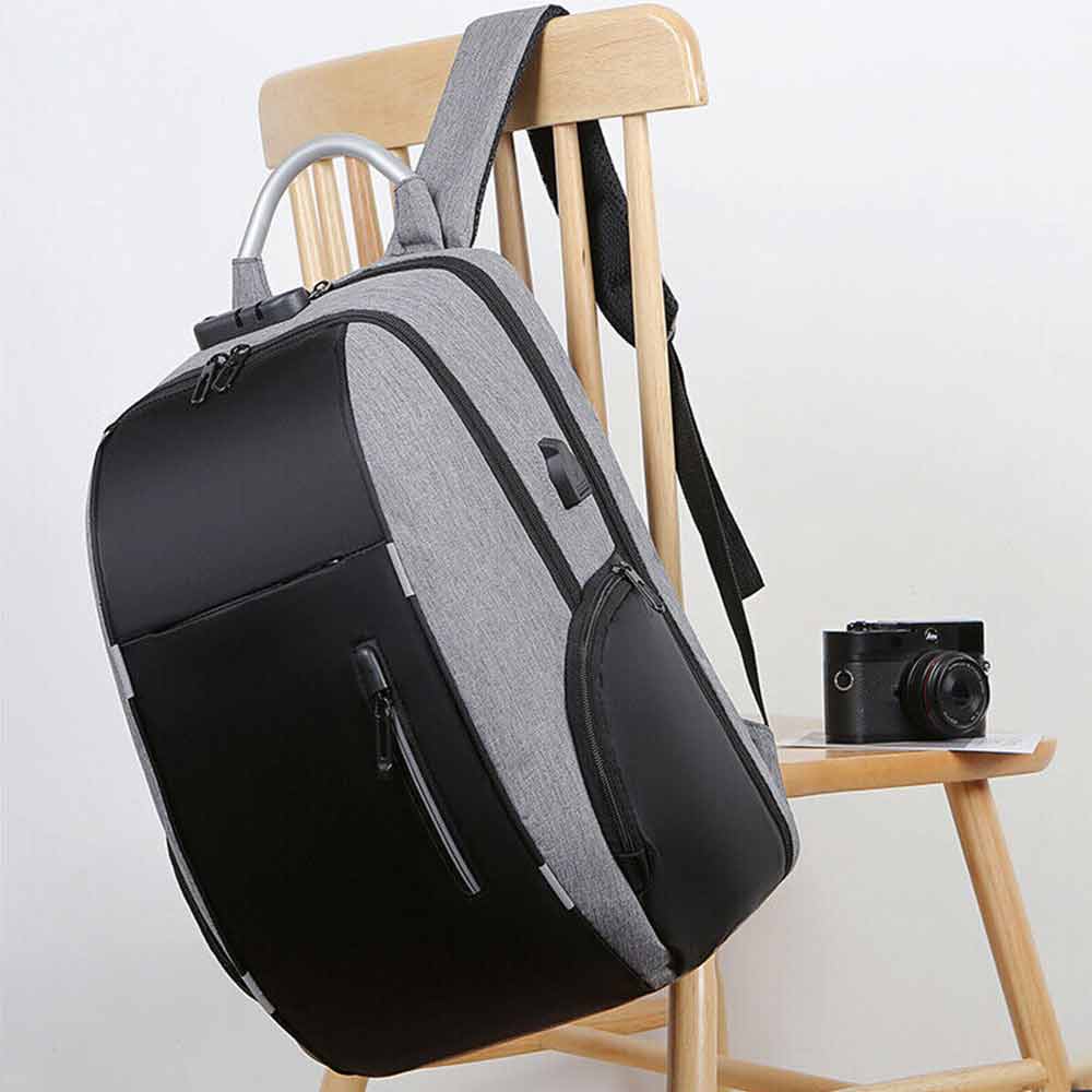 Anti-Theft Backpack School Travel Laptop Bag with USB Charging Port Waterproof