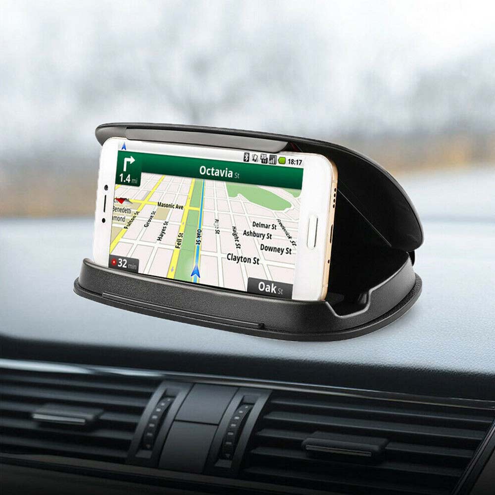 Mobile Dash Stand For GPS  Car Phone Clip Holder Anti Slip Cradle for 3-5.8 inch